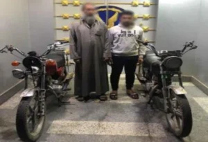 لصوص دراجات نارية في كفر الشيخ تحت قبضة الأمن