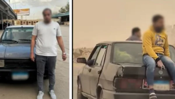 القبض على سائق سمح لشخصين بالجلوس على سيارته