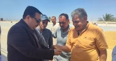 متابعة توريد القمح في طهطا بسوهاج