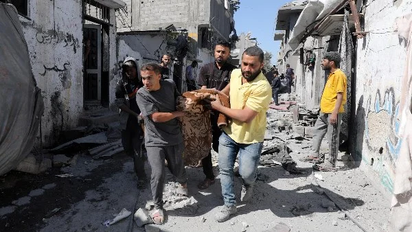 استشهاد فلسطيني في قصف جوي شرق خان يونس