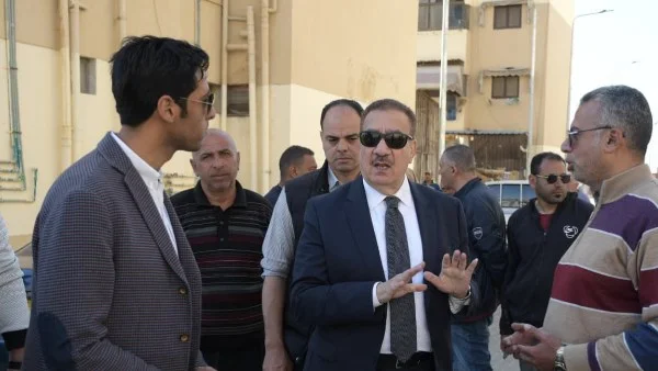 تفقد محافظ بورسعيد منطقة الصفوة بحي الزهور