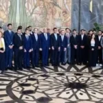 وفد طلابي من الجامعة الألمانية يزور مجلس النواب