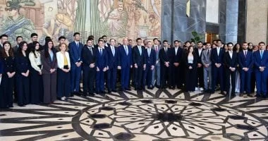 وفد طلابي من الجامعة الألمانية يزور مجلس النواب