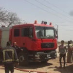 إطفاء حريق في مخزن كرتون بمدينة 6 أكتوبر