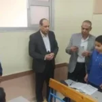 زيارة ميدانية لمدير تعليم القليوبية في كفر شكر