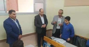 زيارة ميدانية لمدير تعليم القليوبية في كفر شكر