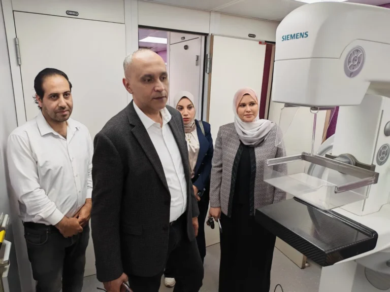 جولة تفقدية لمتابعة فحص أورام الثدي بالمحلة الكبرى