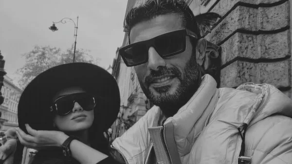 صورة رومانسية لمي عمرو ومحمد سامي عبر إنستجرام