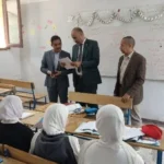 وكيل تعليم بني سويف يتفقد مدارس المحافظة