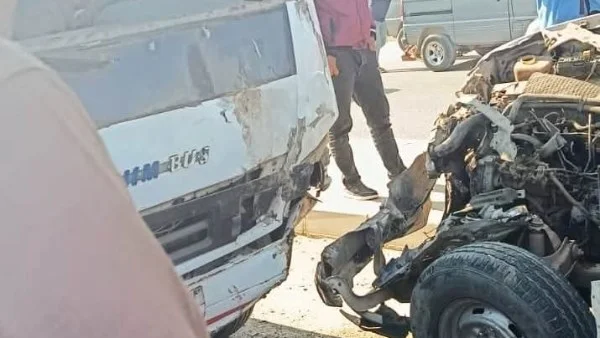 انقلاب ميكروباص يسبب إصابة 4 أشخاص بالقليوبية