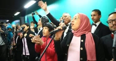 احتفالية فنية في مترو جمال عبد الناصر
