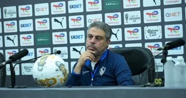 مؤتمر صحفي لمدرب الزمالك قبل مواجهة شباب بلوزداد