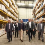 تفقد محافظ الإسكندرية ووفد الاتحاد الأوروبي للمنطقة الحرة