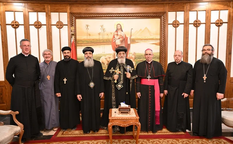 أهمية المحبة في لقاء البابا تواضروس مع وفد الكنائس الفرنسية