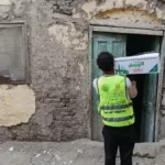 توزيع كراتين غذائية في قرى مركز السنطة