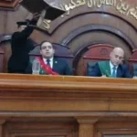 سيدة تمثل النيابة العامة أمام محكمة جنايات الزقازيق