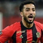 استبعاد محمد عبد المنعم من مباراة نيس بسبب الإصابة