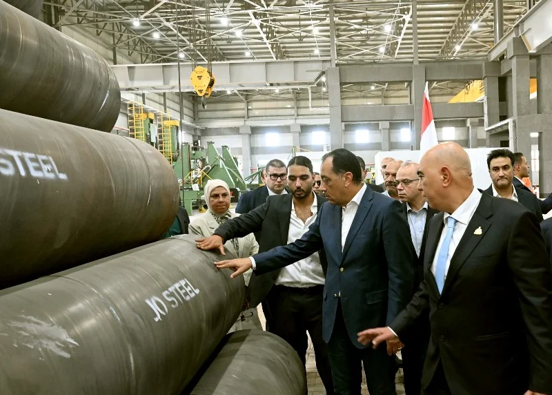 افتتاح مصنع "جو ستيل" لصناعة المواسير الصلب
