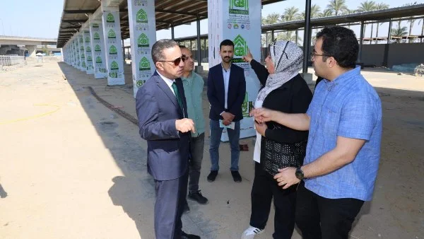 تفقد محافظ المنوفية لمشروعات تنموية وخدمية جديدة