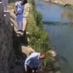 ضبط سيارة نقل تلقي مخلفات سائلة بمصرف القلعة بالإسكندرية