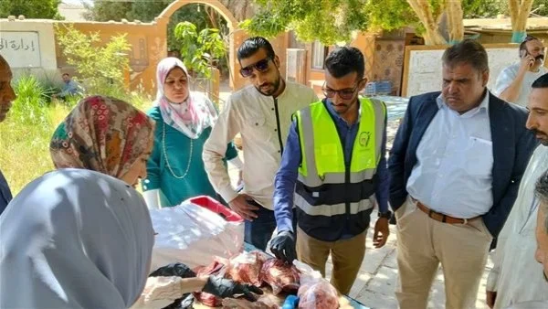 حملة رقابية لضبط اللحوم الفاسدة بالوادي الجديد