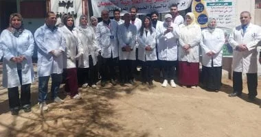قافلة بيطرية مجانية بفحص 1235 حيواناً في بنها