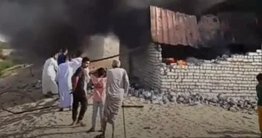 السيطرة على حريق مخزن بلاستيك في كلابشة