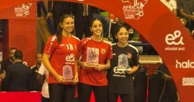 زينة العلمي تتوج بلقب أفضل لاعبة في بطولة أفريقيا للطائرة