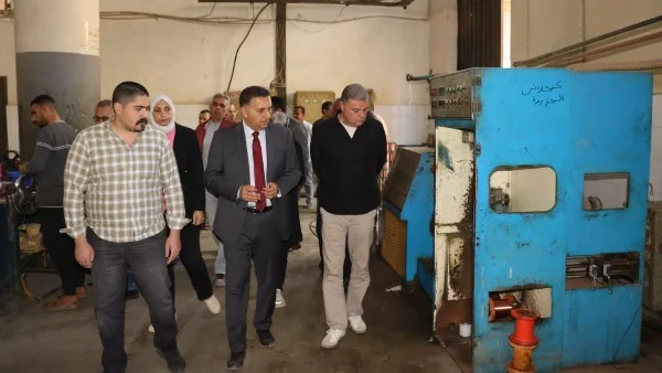 جولة ميدانية لمحافظ القليوبية في قرية "باسوس"