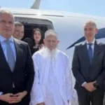 توديع رئيس مصر للطيران للسلطان مفضل سيف الدين