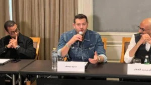 عمرو يوسف يحتفل بالعرض الخاص لمسلسله "الفرنساوي"