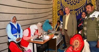 قافلة تنموية شاملة بجامعة دمنهور في قرية الغيتة