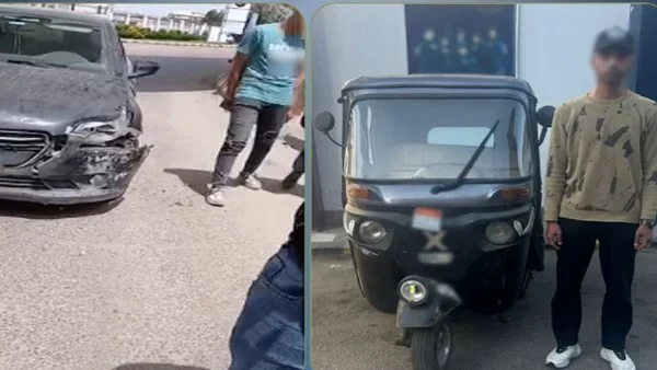 القبض على سائق توك توك أقدم على صدم سيارة بالإسكندرية