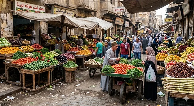 استقرار أسعار الخضروات والفاكهة في البحيرة اليوم