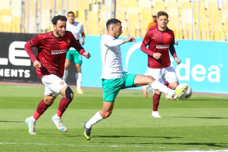 المصري يحقق فوزاً ثميناً على سيراميكا بهدف الساعي