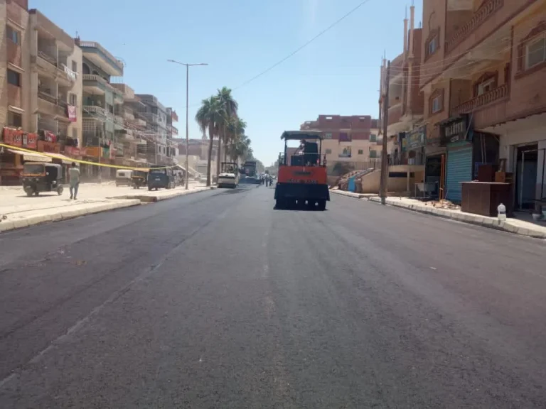 تطوير الطريق المزدوج في فايد بالإسماعيلية