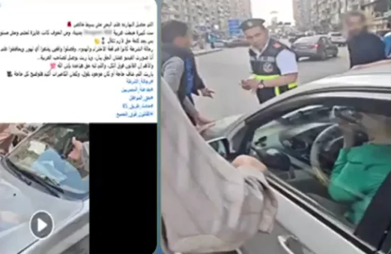 مشادة مرور تنتهي بتدخل أمني بالإسكندرية