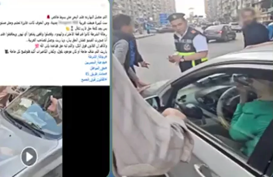 مشادة مرور تنتهي بتدخل أمني بالإسكندرية