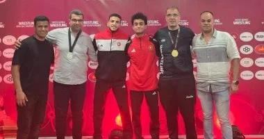 أبطال كفر الشيخ في المصارعة: ذهبية وفضية ببطولة أفريقيا