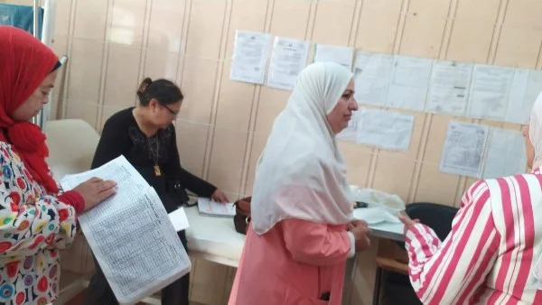 متابعة انتظام العمل بوحدات إدارة ببا ببني سويف
