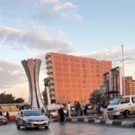 أمطار غزيرة تضرب مدينة المنصورة