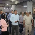 جولة تفقدية لمحافظ القليوبية في منطقة العكرشة الصناعية