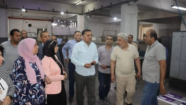 جولة تفقدية لمحافظ القليوبية في منطقة العكرشة الصناعية