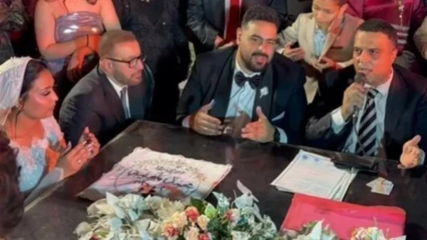 أحمد السقا يشهد عقد قران محمد محسن