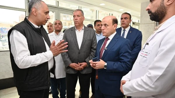 محافظ الغربية يتفقد مستشفى طنطا العام الجديد