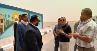تطوير بوابة مدخل مدينة إدفو بأسوان