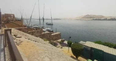 وقف حركة الملاحة النهرية في أسوان بسبب التقلبات الجوية