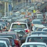 ازدحام مروري في شوارع القاهرة والجيزة