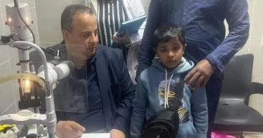 تدخلات طبية عاجلة لطفل في مستشفى رمد شبين الكوم