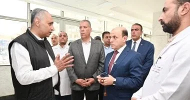 محافظ الغربية يتفقد مستشفى طنطا العام الجديد